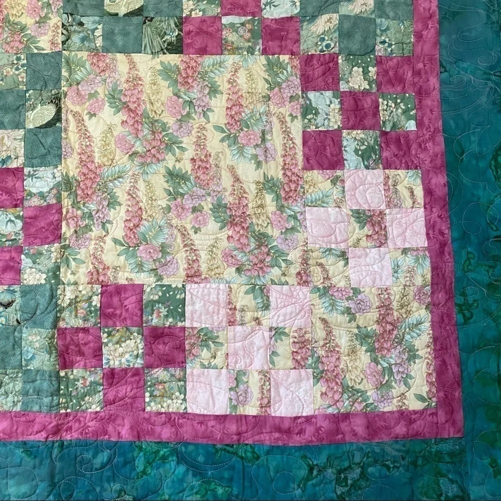 N/A watercolor green